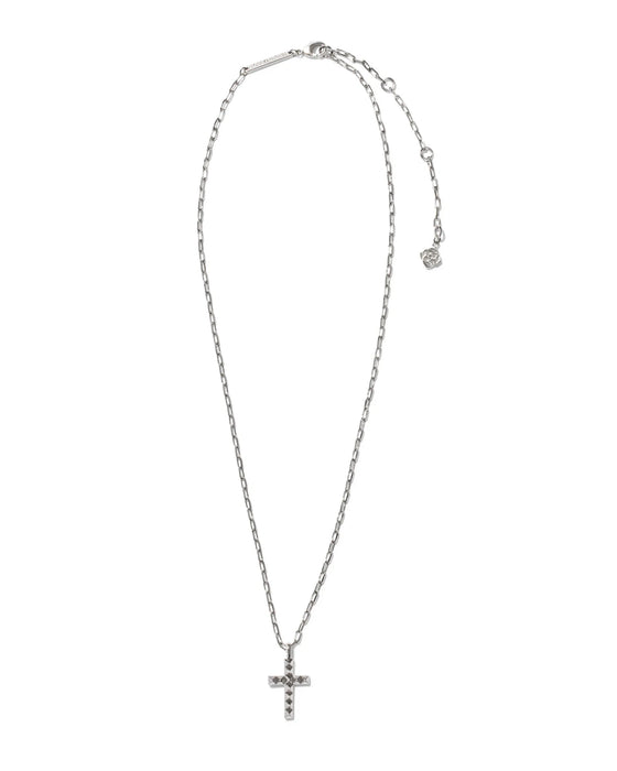 KENDRA SCOTT: JADA CROSS NECKLACE- 2 COLORS