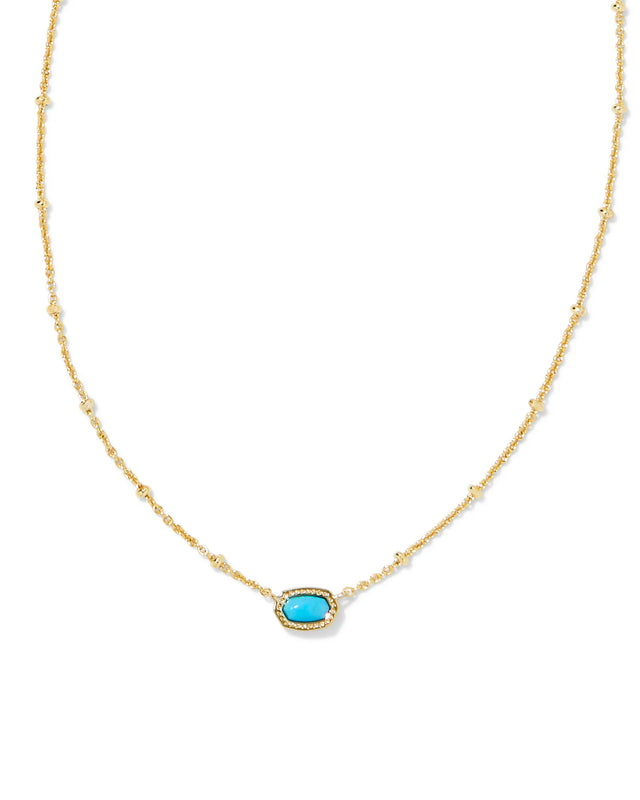 KENDRA SCOTT: MINI ELISA PENDANT NECKLACE