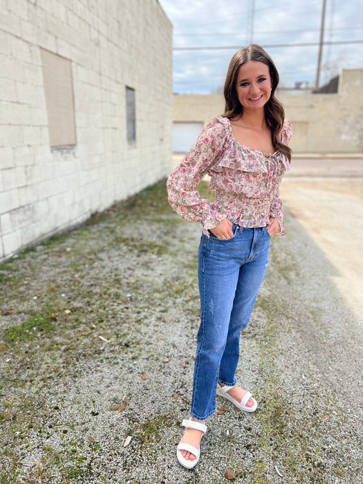 FLOWER POWER BLOUSE