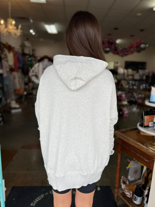 BOXY HOODED TOP- 3 COLORS