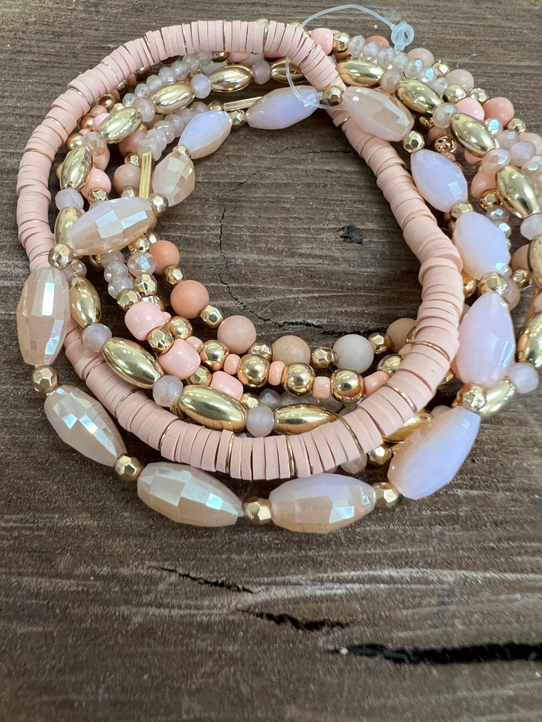 BLUSH BRACELET STACK