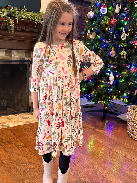 HOLLY JOLLY TWIRL DRESS